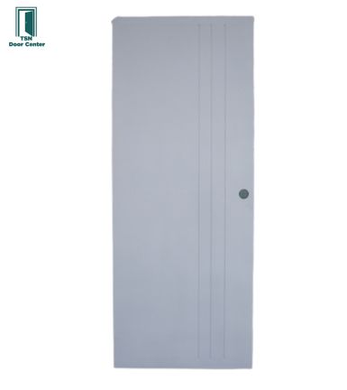 ประตูไฟเบอร์กลาสสีขาว FDS006 ขนาด80x200ซม. ผลิตได้ตามขนาดที่ลูกค้าต้องการ